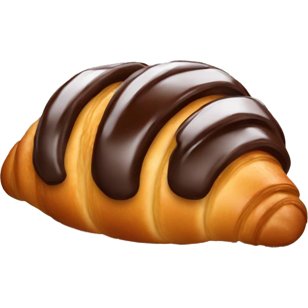 chocolate croissant  emoji