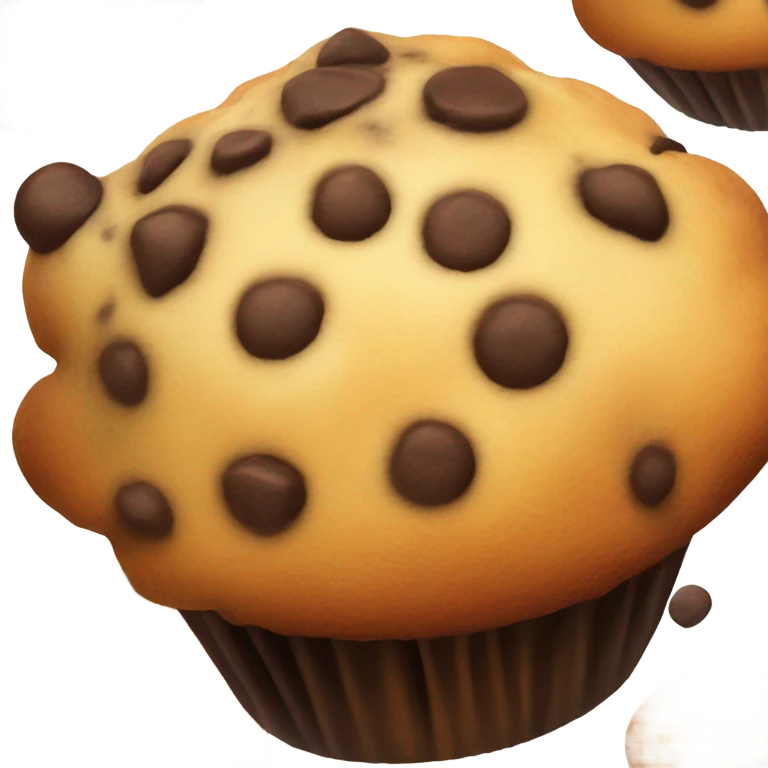 1 Single Chocolate Chip Muffin emoji