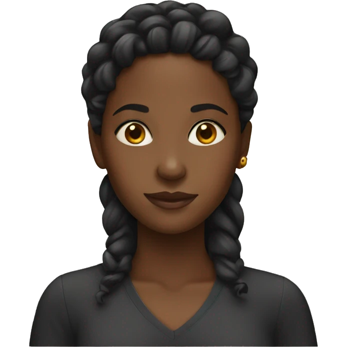 Black girl emoji