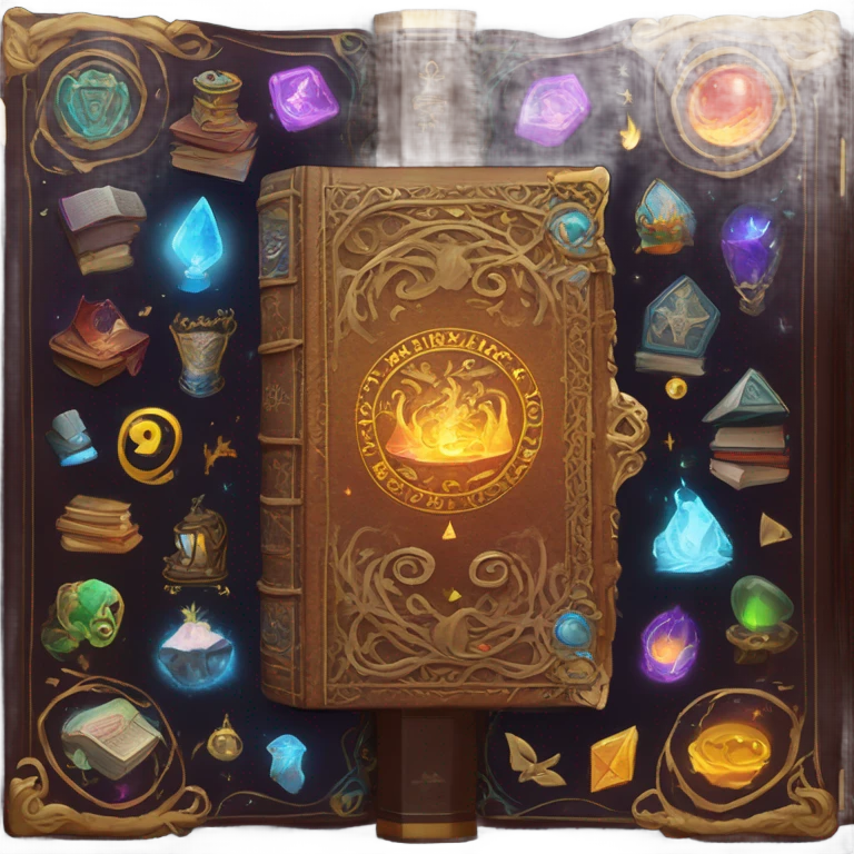magical learning book emoji