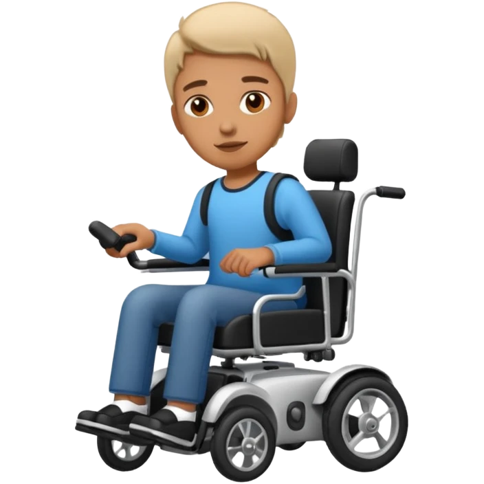 person in motorizeds wheelchair emoji