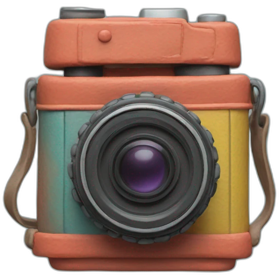 Plasticine Old Film Camera emoji