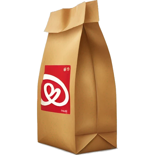 Arbys food bag emoji