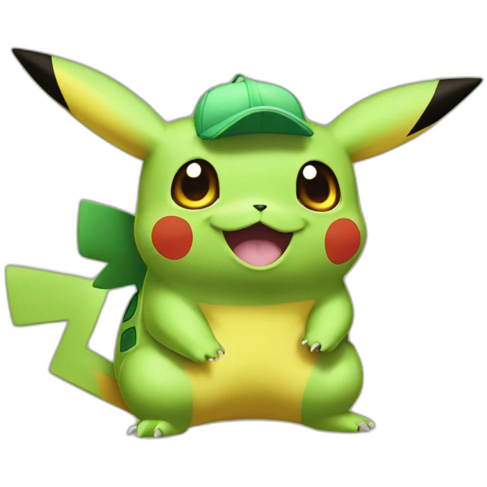 pikachu bulbasaur emoji