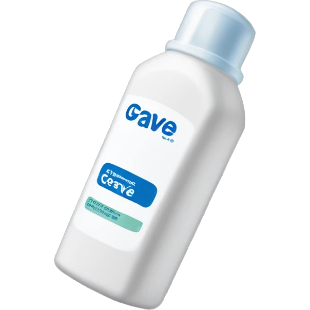 rectangular bottle foam cerave emoji