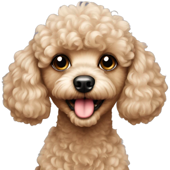 Toy poodle  emoji