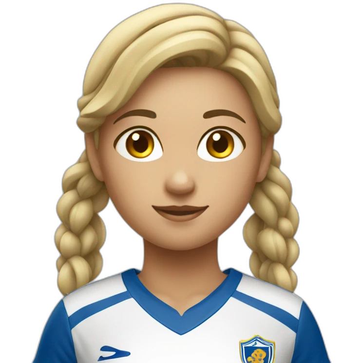 Sport soccer girl emoji