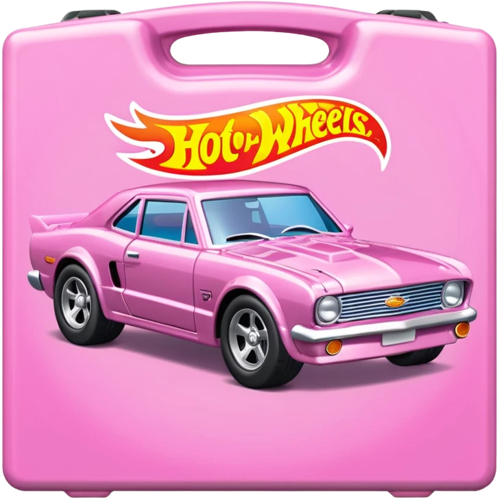 Машинка HotWheels розового цвета в классической упаковке HotWheels. emoji