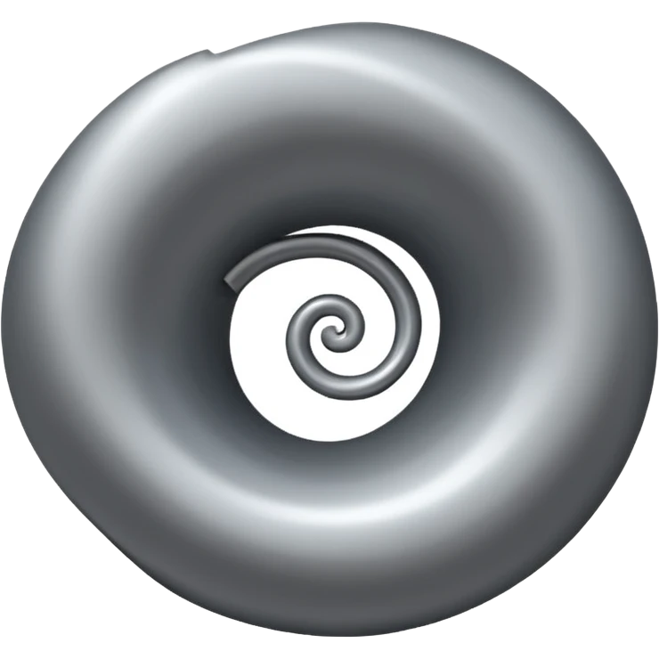 swirly grey slide emoji