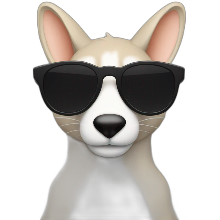 kangourou black sunglasses emoji