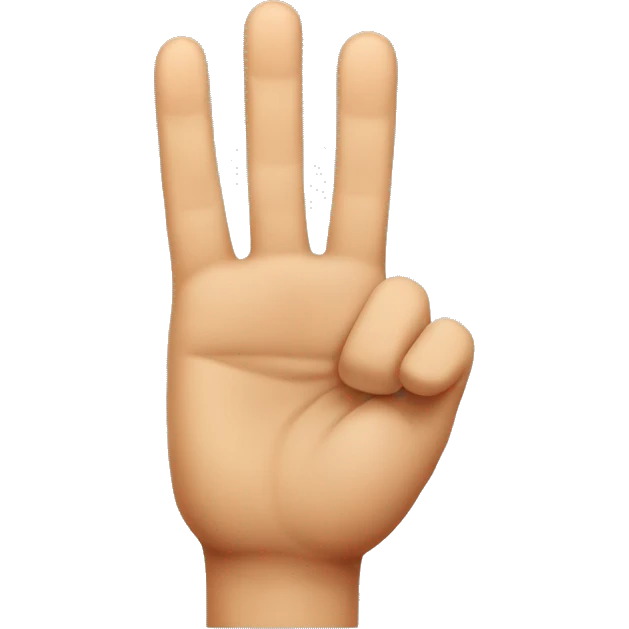 two last fingers  emoji