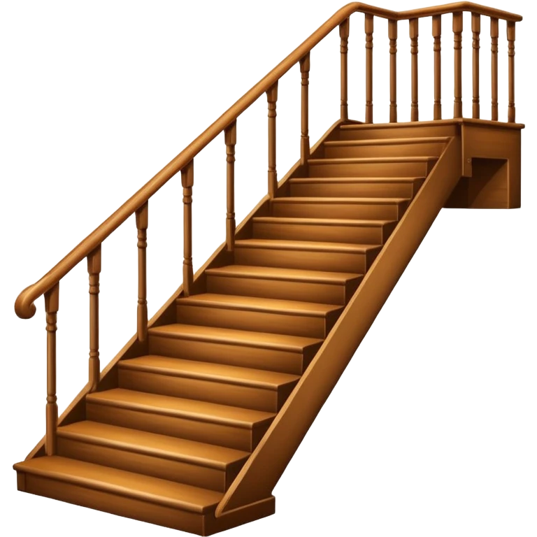 stairs with handrail emoji