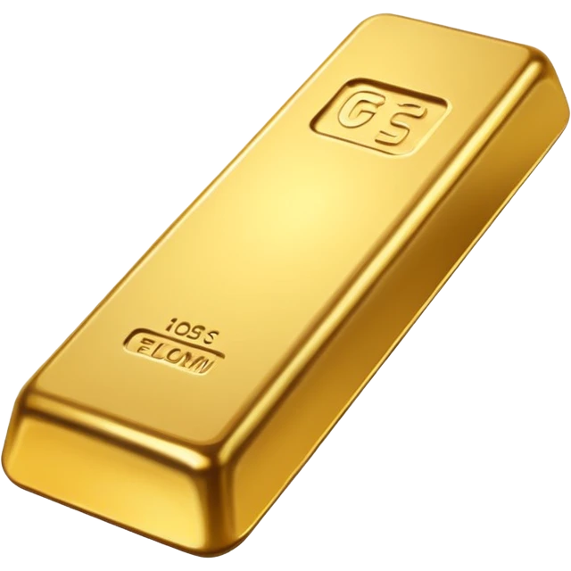 Gold bar emoji