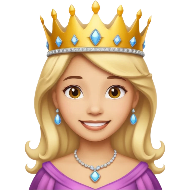 Light skin princess  emoji
