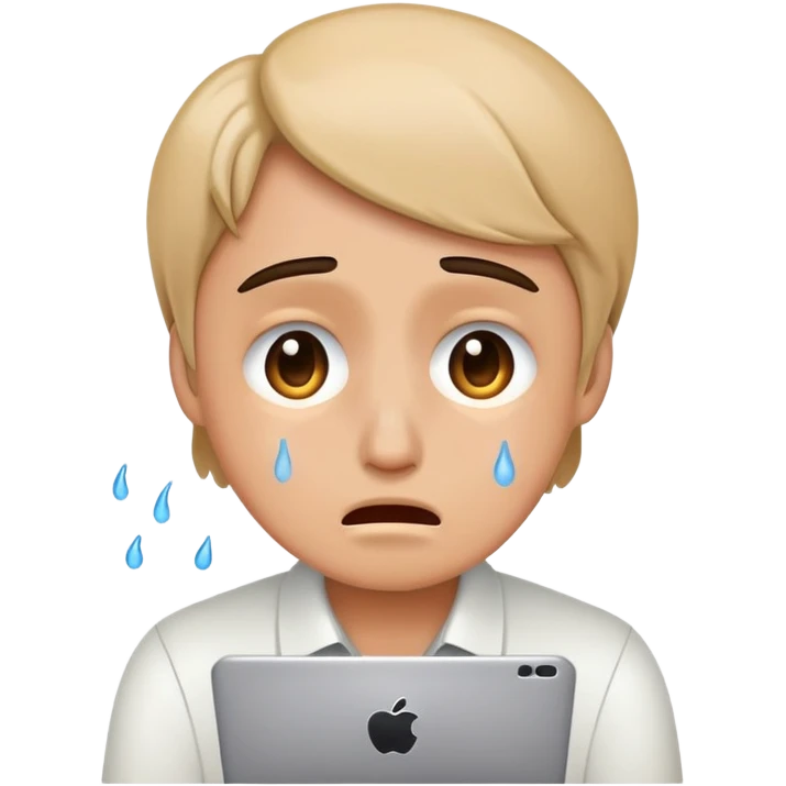 Программист плачет emoji