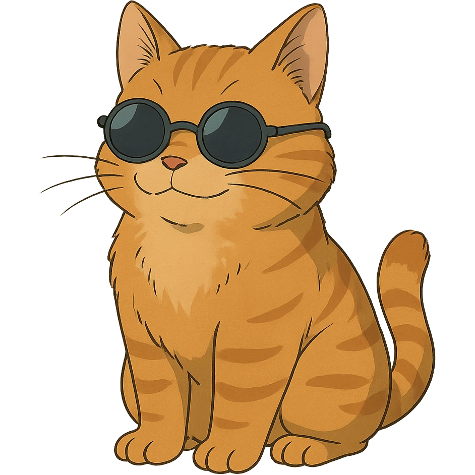cat wearing sunglasses emoji