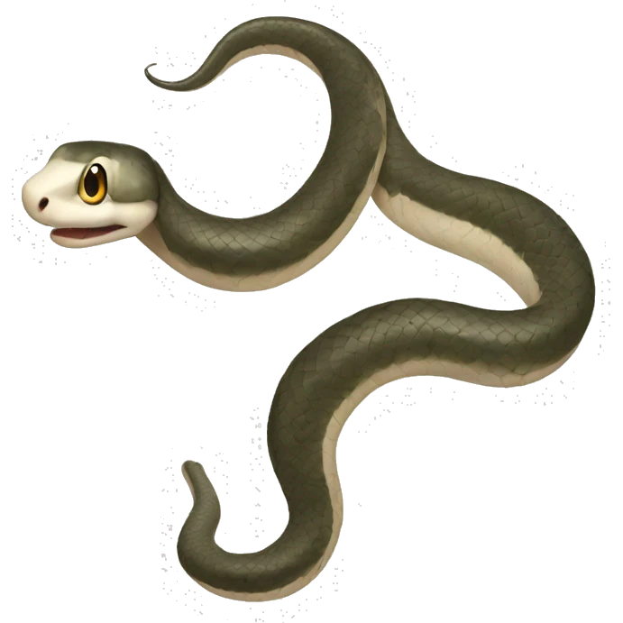 Pied snake emoji
