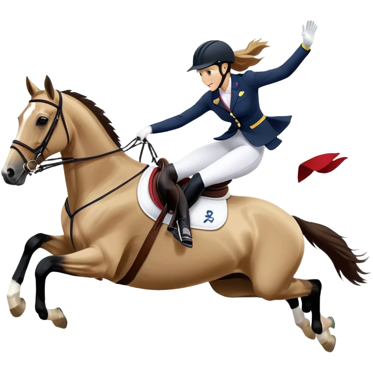 tamie smith and mai baum jumping xc (3 day eventing) emoji