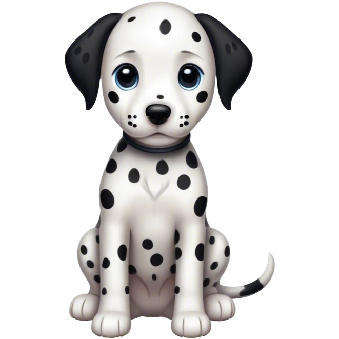 Dalmatian puppy emoji