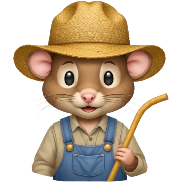 ratón agricultor emoji