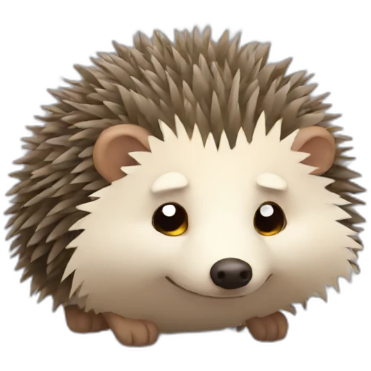 Sad hedgehog emoji