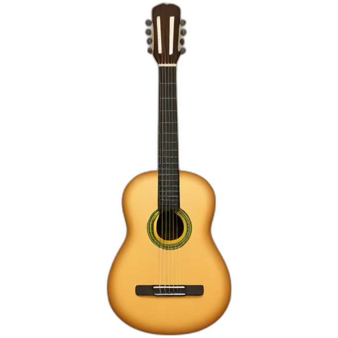 Erlandskian 15 String Guitar Instrument Ethnic emoji
