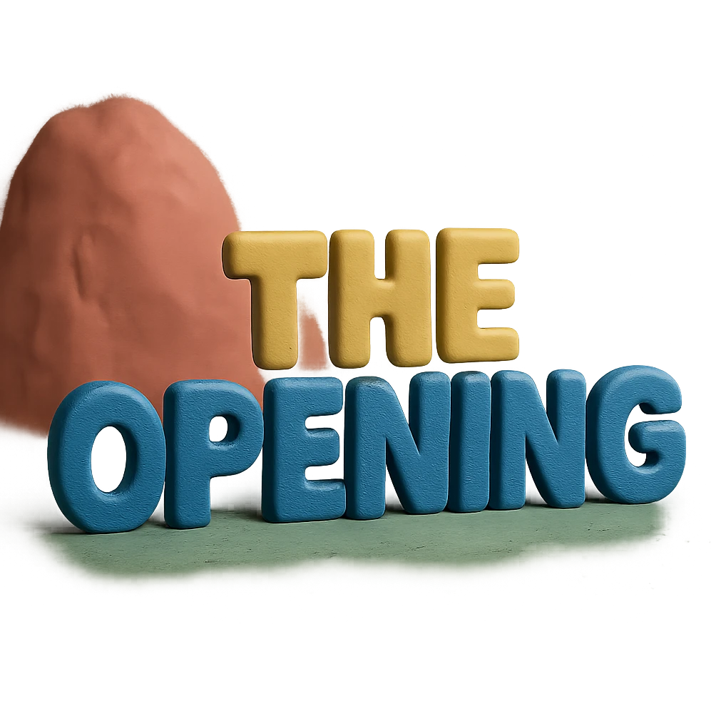 The Opening in claymation style emoji