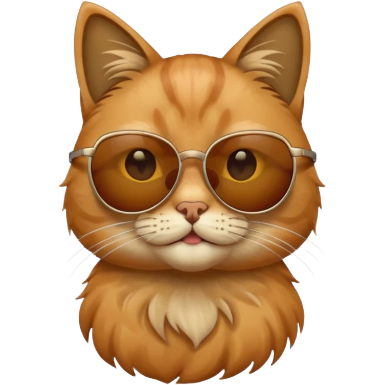 Cat wearing sunglasses emoji