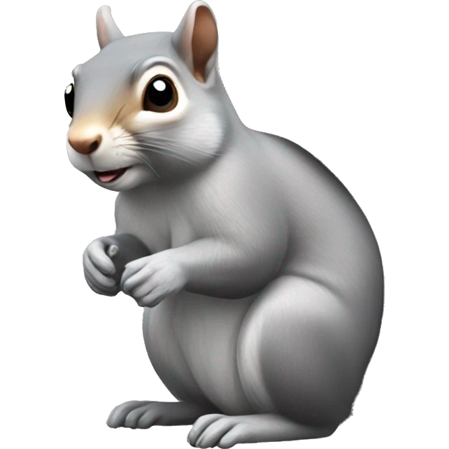 grey squirrel emoji