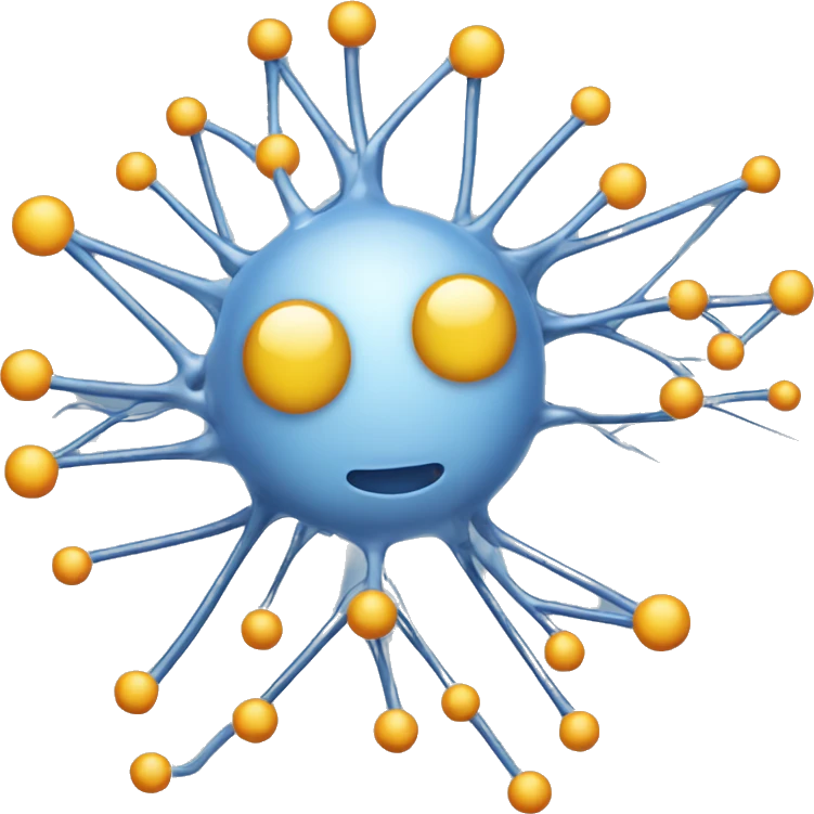 Neuronal network AI emoji