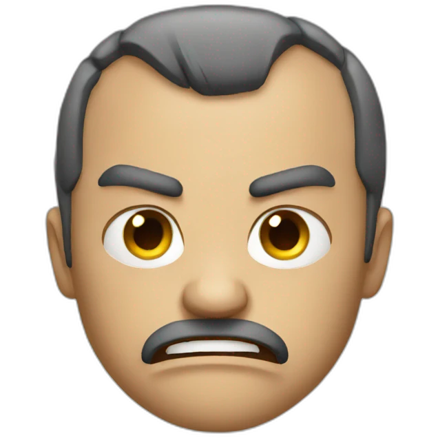 Angry angry emoji