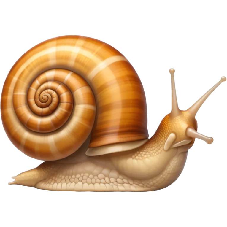 Delicate snail emoji