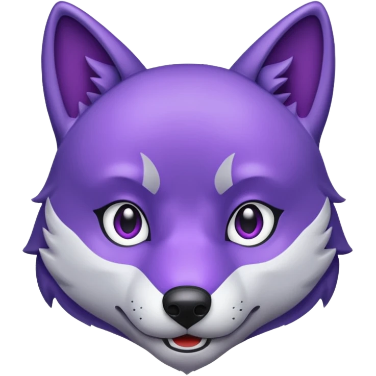 emoji of purple wolf emoji