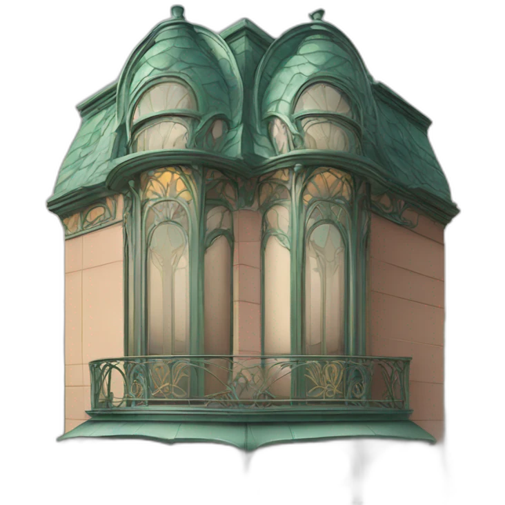 art nouveau architecture emoji