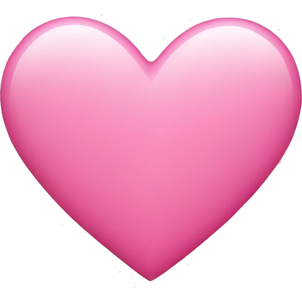 Pink heart emoji