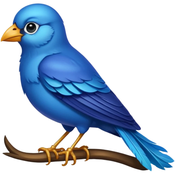 A bird emoji