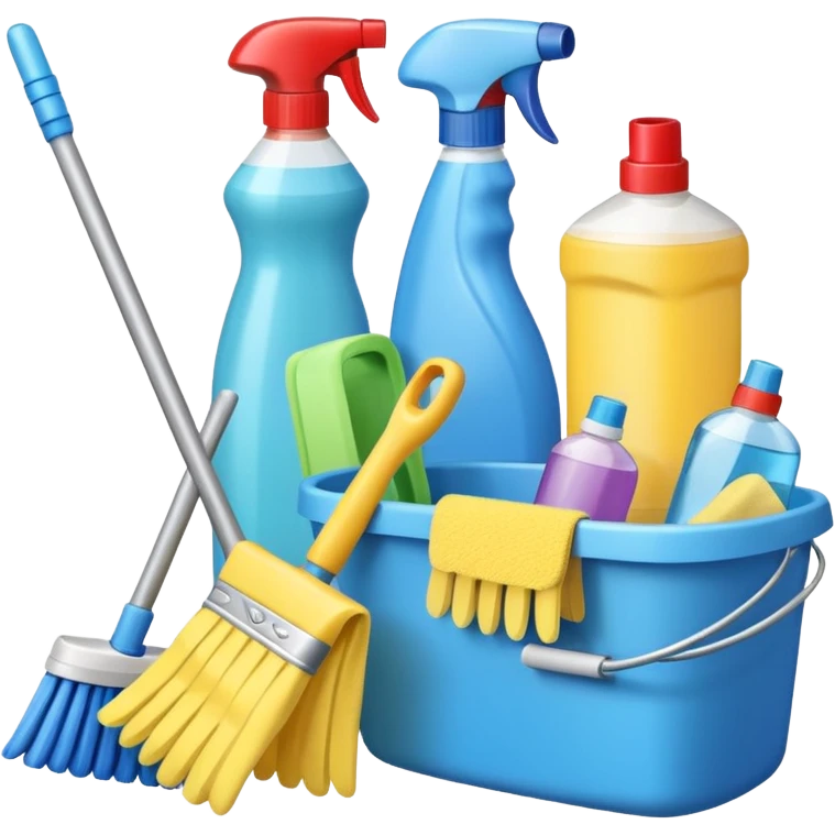 Cleaning emoji