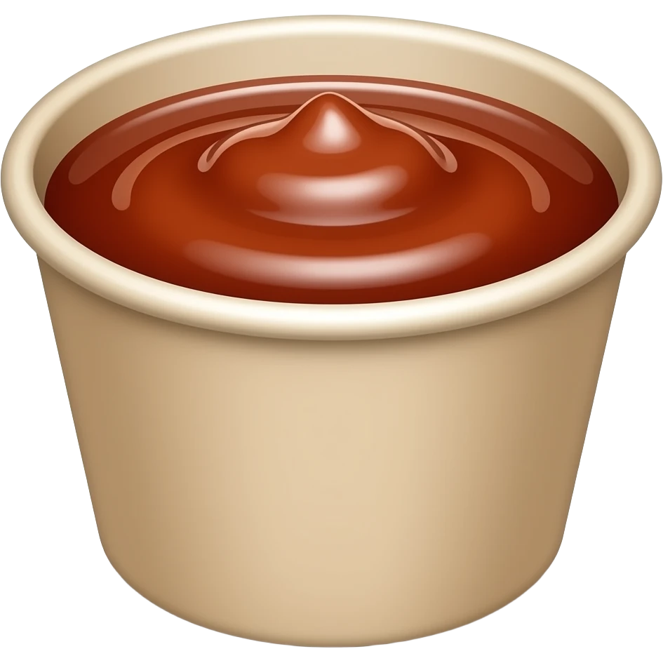 BBQ sacuce in deeping cup with  no tax or picture no cup emoji