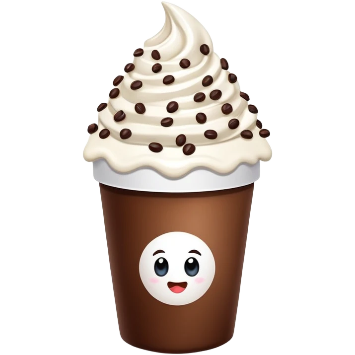 McFlurry dessert cup emoji