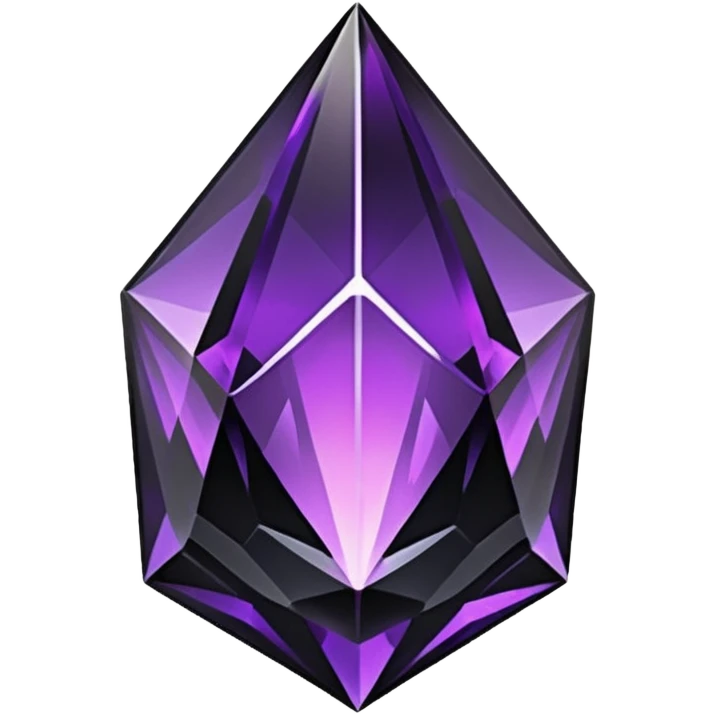 Purplish/black Skyshard crystal emoji