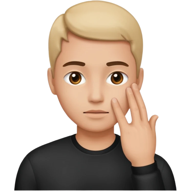 estas seguro preguntado  con mano en la cara de seguridad emoji