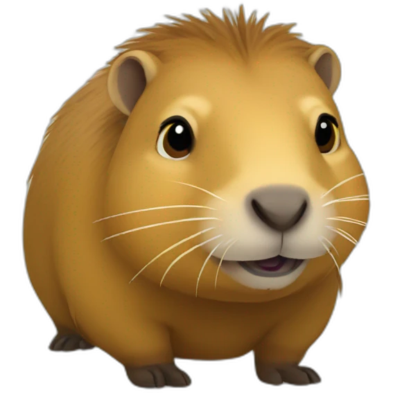 capybara in Hufflepuff emoji