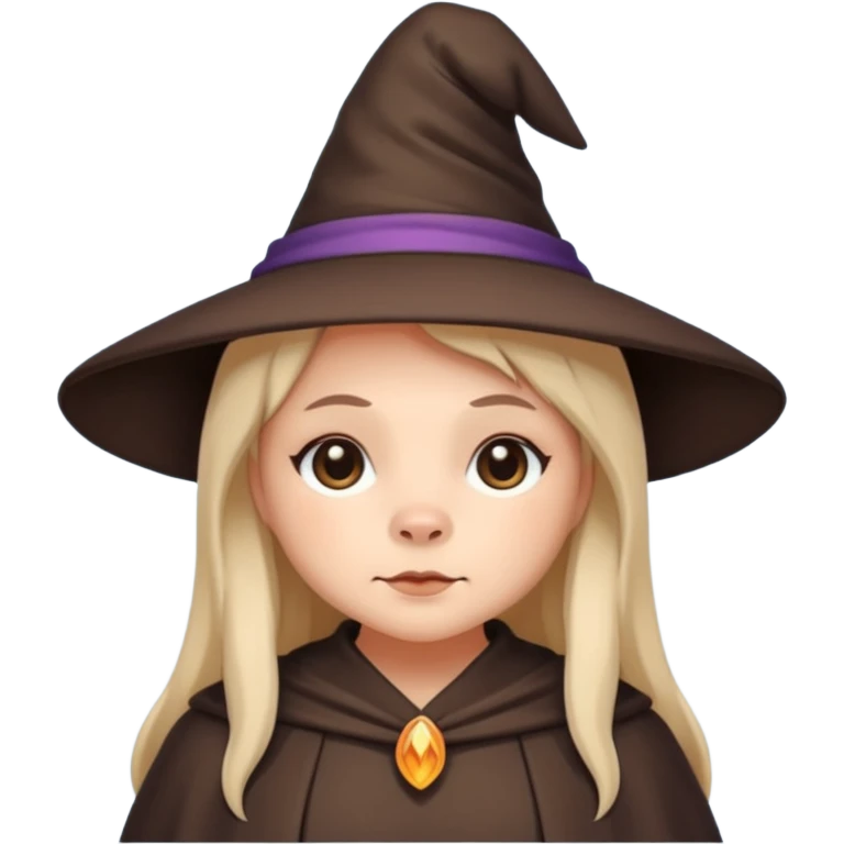 bear witch, simple, cute, minimalistic emoji