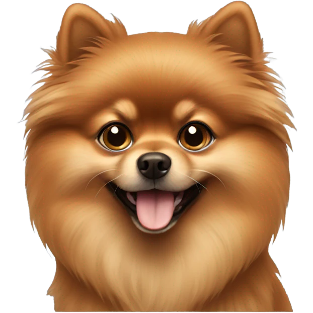 Brown Pomeranian  emoji