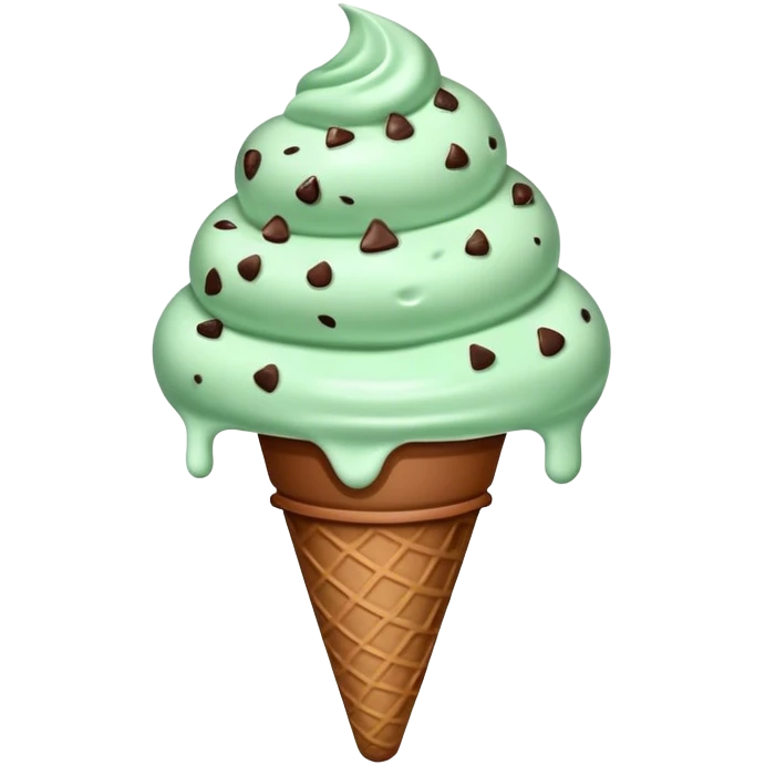 mint chocolate chip emoji
