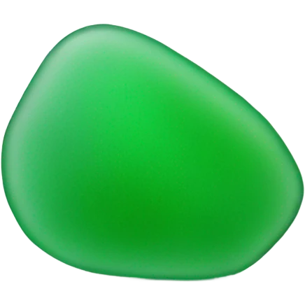 Green sea glass emoji