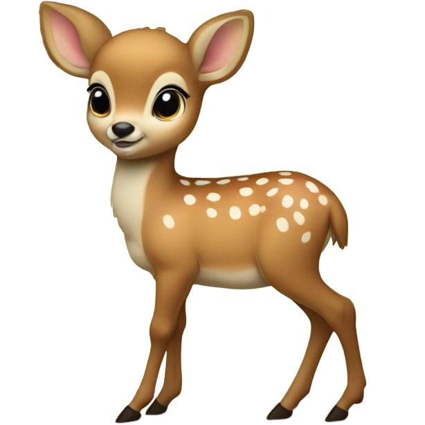baby deer pine tree emoji