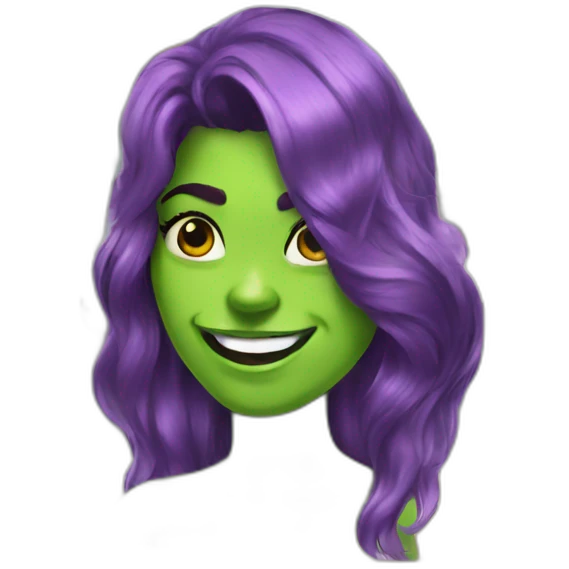 Hulk cosmetologist  emoji