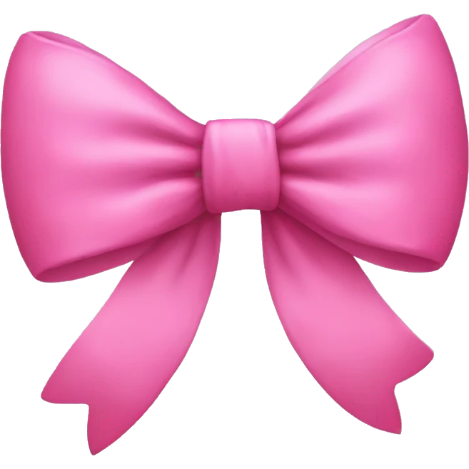 pink bow emoji