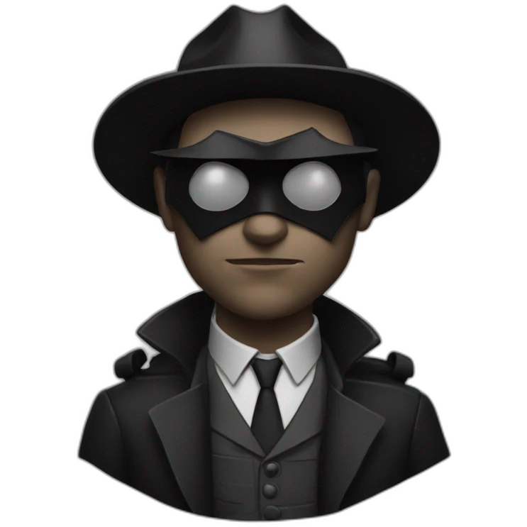 batman noir emoji